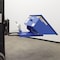 Vestil Low Profile Self Dumping Hopper, 2,000 lb. Capacity, Blue, 0.33 Cubic Yards D-33-LD-LP - alternate 4